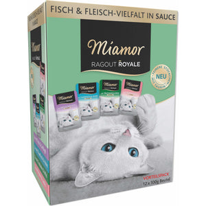 MIAMOR Ragout Pachet plicuri pentru pisici, in sos 12x100g