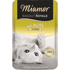 MIAMOR Ragout Plic pentru pisici, Curcan in gelatina 100g