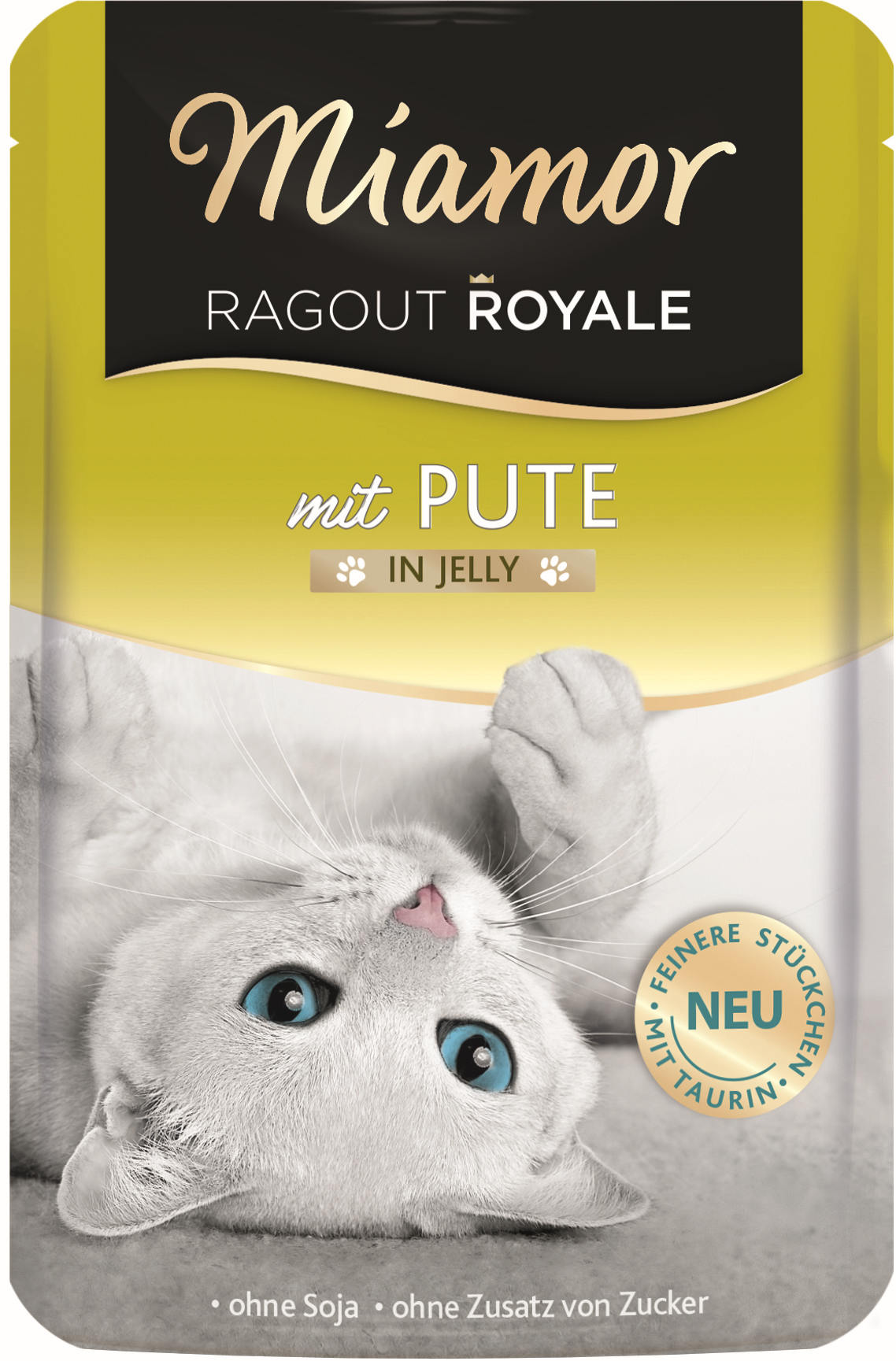 MIAMOR Ragout Plic pentru pisici, Curcan in gelatina 100g
