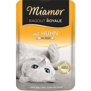 MIAMOR Ragout Plic pentru pisici, Pui in gelatina 100g