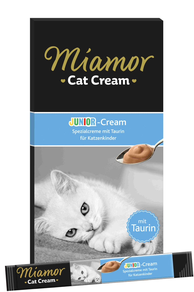 MIAMOR Recompense pentru pisici, JUNIOR, cu crema de lapte 6x15g