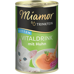 MIAMOR Vitality Drink Conserva KITTEN, supa cu Pui 135ml
