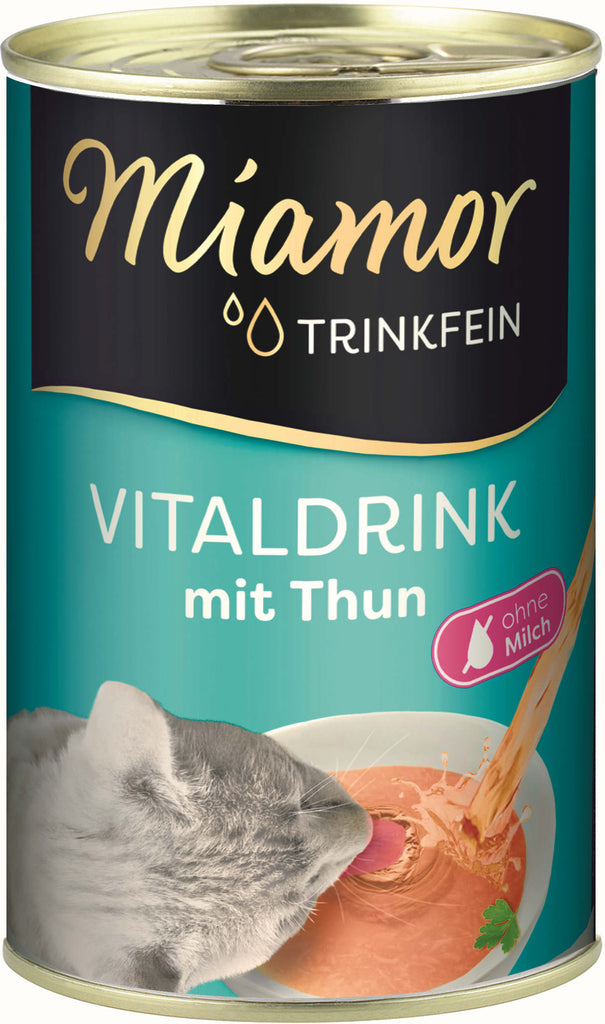MIAMOR Vitality Drink Conserva pentru pisici, supa cu Ton 135ml