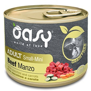 OASY Conserva pentru caini, Small/Mini, cu Vita, fara cereale 200g
