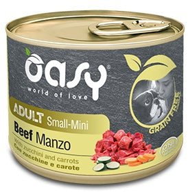 OASY Conserva pentru caini, Small/Mini, cu Vita, fara cereale 200g