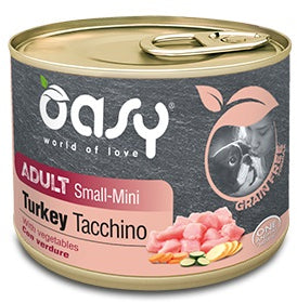 OASY Conserva pentru caini, Small/Mini, Curcan, fara cereale 200g