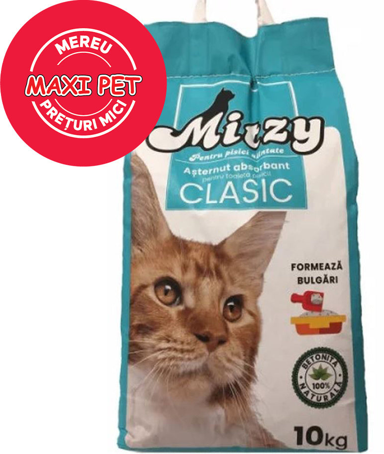 MITZY Clasic Nisip pentru pisici 10kg