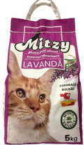 MITZY Nisip pentru pisici, cu aromă de lavandă 5,5 L, 5kg