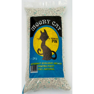 MOONY CAT Nisip igienic pentru pisici, aroma Pin 2kg