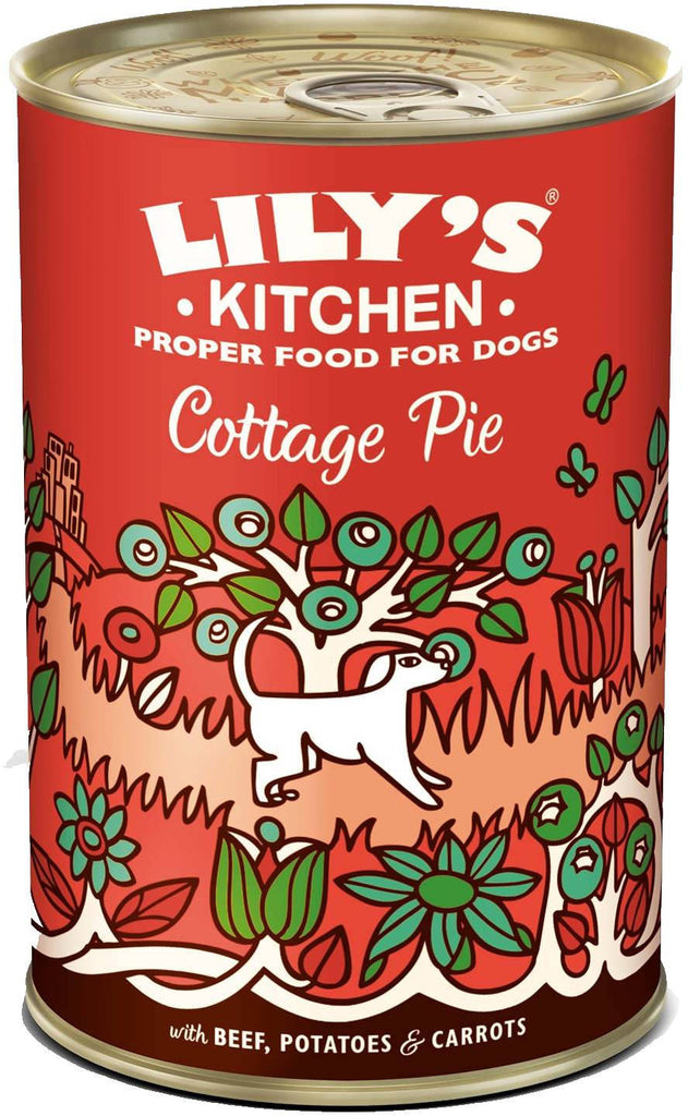 LILY'S KITCHEN Cottage Pie Conserva pentru caini, cu vita, cartofi/morcovi 400g