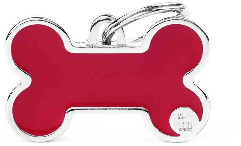 MY FAMILY Basic Handmade Medalion pentru gravat Os L, Rosu