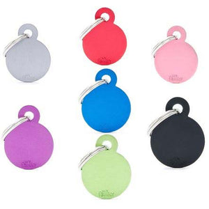 MY FAMILY Basic Medalion rotund pentru gravat, din aluminiu