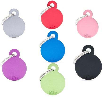 MY FAMILY Basic Medalion rotund pentru gravat, din aluminiu