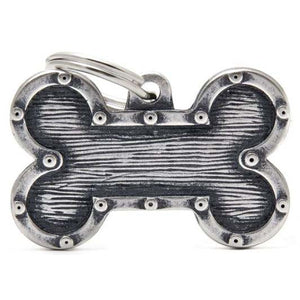 MY FAMILY Bronx Medalion pentru gravat Os Futuristic, L 2,5x3,8cm