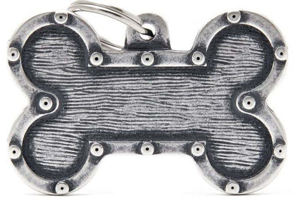 MY FAMILY Bronx Medalion pentru gravat Os Futuristic, XL 4,8x3,5cm