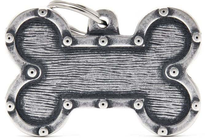 MY FAMILY Bronx Medalion pentru gravat Os Futuristic, XL 4,8x3,5cm