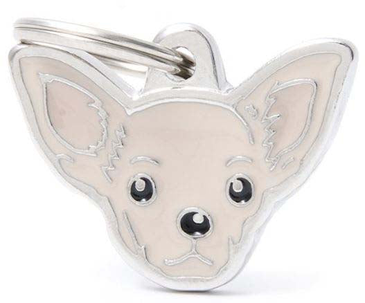 MY FAMILY Friends Medalion pentru gravare Chihuahua 3x2,2cm