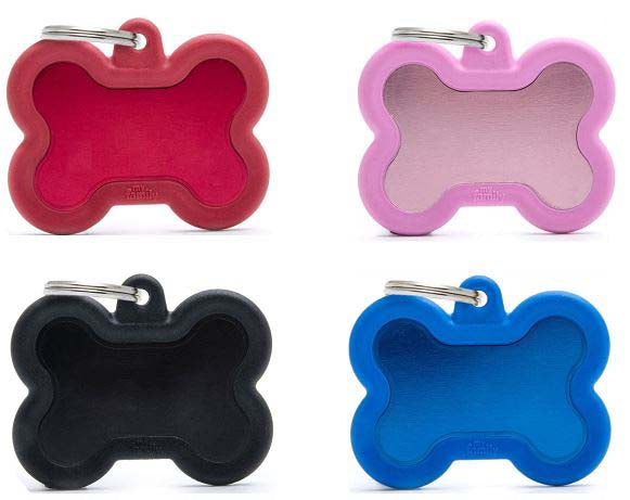 MY FAMILY Hushtag Medalion din cauciuc pt. gravat, placuta aluminiu Os 4,1x3,3cm