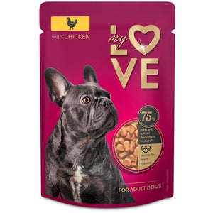MY LOVE Plic Hrana umeda pentru caini, cu Pui 100g