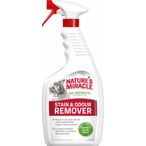 NATURE'S MIRACLE Pisici, solutie pentru pete si mirosuri neplacute 709ml