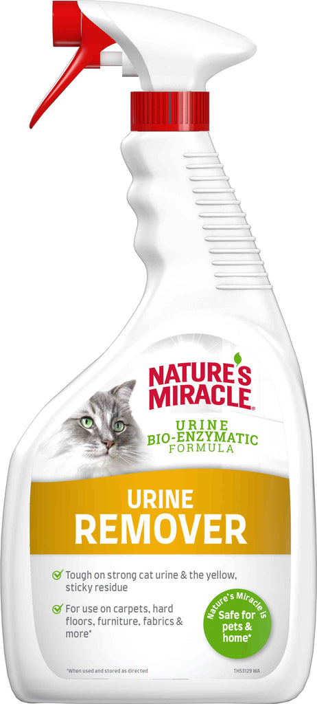 NATURE'S MIRACLE Urine Pisici soluţie pentru pete şi mirosuri neplacute 946mll