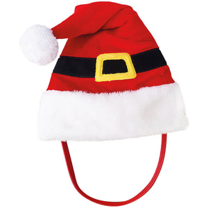 NOBBY Caciulita pentru caini Mos Craciun, din plus, ed. Craciun, 38 cm