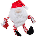 NOBBY Jucărie pentru câini Elf, din pluş, cu sfoară, Xmas, ed. Crăciun, 43 cm