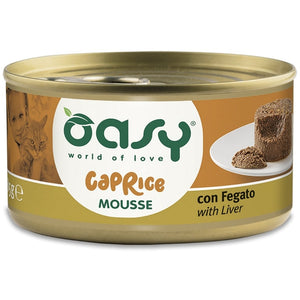 OASY CAPRICE Conserva pentru pisici, Mousse cu Ficat 85g