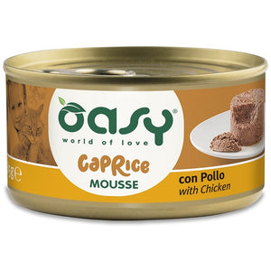 OASY CAPRICE Conserva pentru pisici, Mousse cu Pui 85g