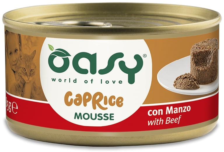 OASY CAPRICE Conserva pentru pisici, Mousse cu Vita 85g