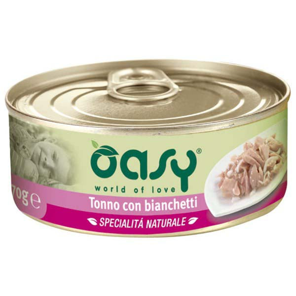 OASY Conserva pentru pisici, File de Ton si Hamsii, in sos