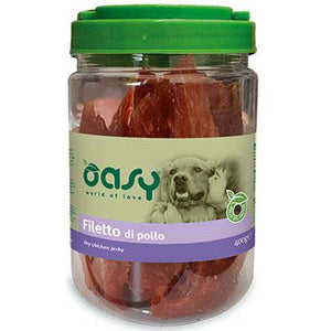 OASY Delicatese pentru caini, File de pui 400g