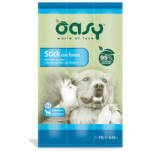 OASY Delicatese pentru caini, Sticks cu Ton 3x12g