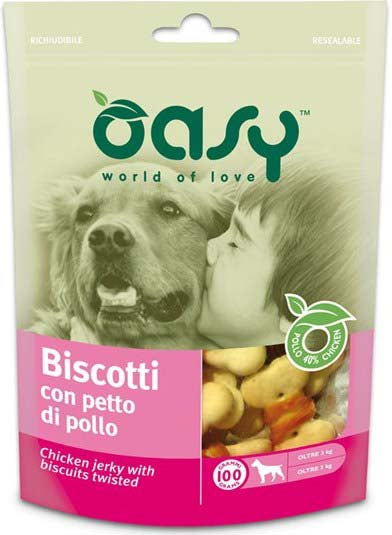 OASY Delicatese pentru caini Biscuiti cu Pui 100g