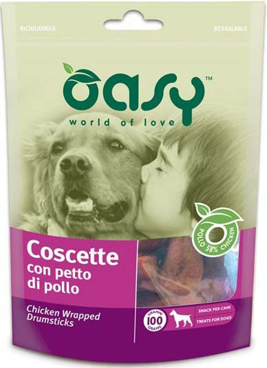 OASY Delicatese pentru câini Copănele de Pui 100g - Maxi-Pet.ro