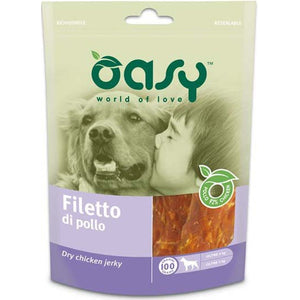 OASY Delicatese pentru caini File deshidratat de Pui 100g