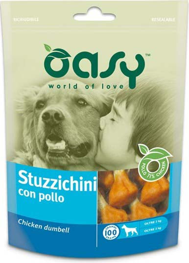 OASY Delicatese pentru câini Os cu Pui 100g - Maxi-Pet.ro