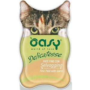 OASY Delicatesse Pate pentru pisici, cu Vanat 85g