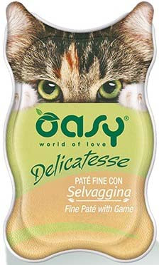 OASY Delicatesse Pate pentru pisici, cu Vanat 85g