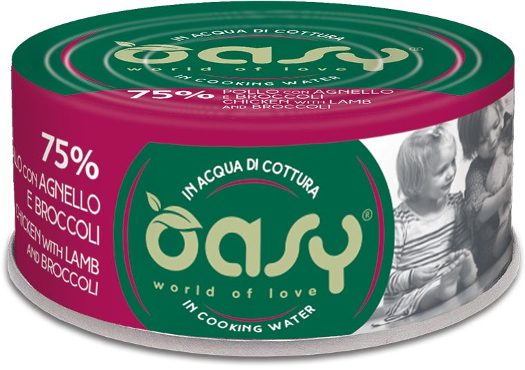 OASY More Love Conserva pentru pisici, cu Miel si broccoli 70g
