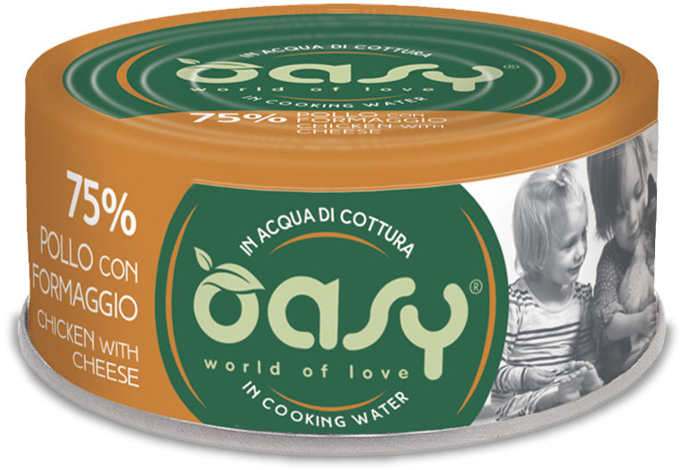OASY More Love Conserva pentru pisici, cu Pui si Branza 70g