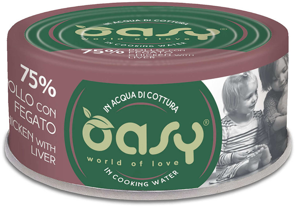 OASY More Love Conserva pentru pisici, cu Pui si ficat de pui 70g