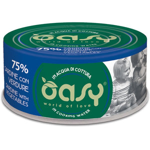 OASY More Love Conserva pentru pisici, cu Sardine si legume 70g