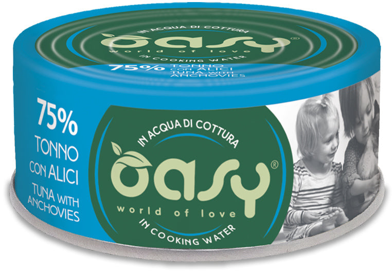 OASY More Love Conserva pentru pisici, cu Ton si Ansoa 70g