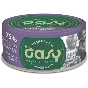 OASY More Love Conserva pentru pisici, cu Ton si Calamar 70g