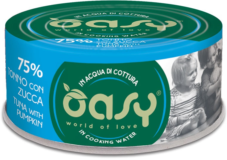 OASY More Love Conserva pentru pisici, cu Ton si Dovleac 70g