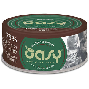 OASY More Love Conserva pentru pisici, Pui si Curcan 70g