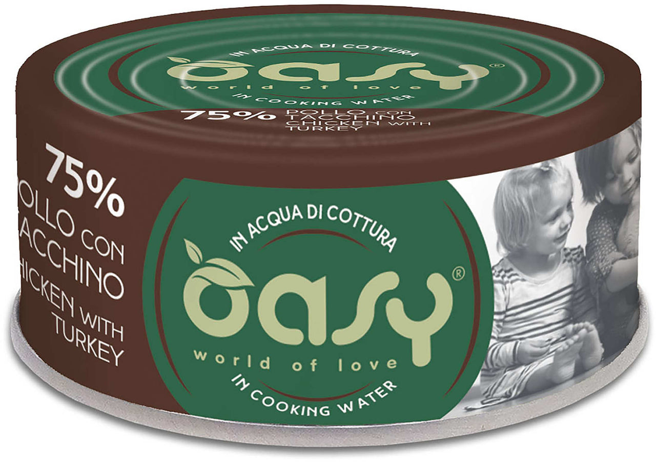 OASY More Love Conserva pentru pisici, Pui si Curcan 70g
