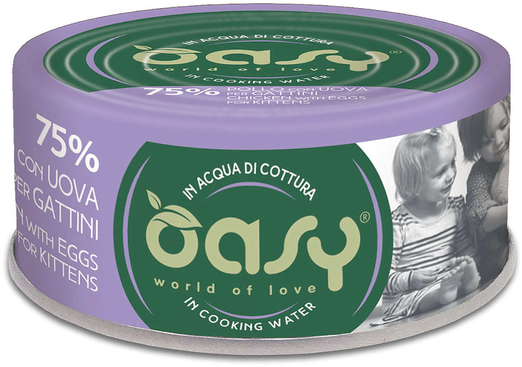 OASY More Love Conserva pentru pisicute, KITTEN, de Pui cu Oua 70g