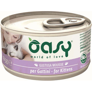 OASY Mousse KITTEN Conservă pentru pisicuţe 85g - Maxi-Pet.ro